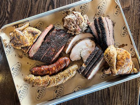 Roegels barbecue co - Be sure to load up at the generous condiment and pickle bar before finding a seat. 1201 Richmond Ave, 281-888-1929. Truth Barbeque (Top 10) Quite simply, it’s the best barbecue joint in Houston ...